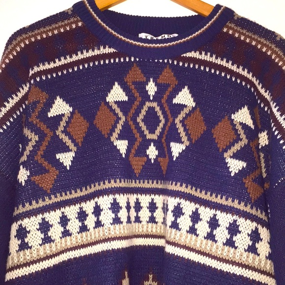 Vintage 80s Trend Basics Classic Sweater - Picture 1 of 7